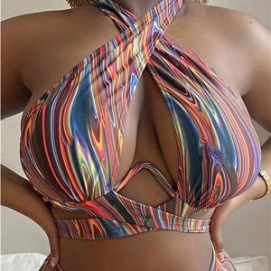 Shein Plus Size Bikini Top